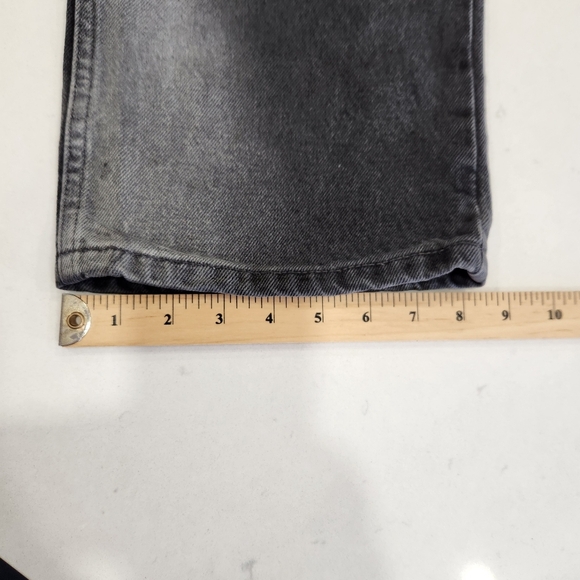 NWT BDG Urban Outfitters Jeans Mens 28/30 Black Stone Wash Skate Fit Whiskering - Picture 14 of 15